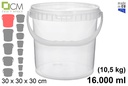 Envase plástico multiuso 16.000 ml (10,5 kg)