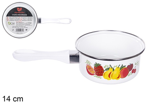 [104671] Saucepan decorated with handle 14 cm